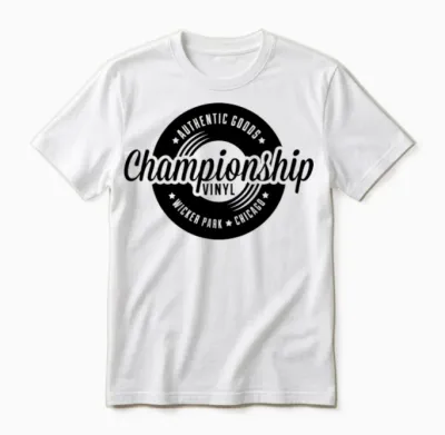 Championship Vinyl Unisex T-Shirt - White