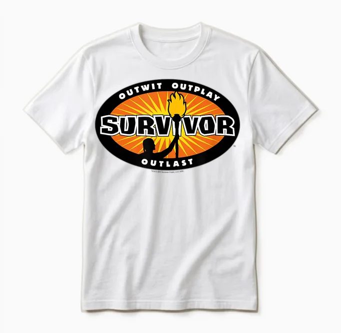 Survivor Gold Burst Awareness Unisex T-Shirt in White