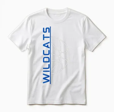 Wildcats Basketball Unisex T-Shirt - White