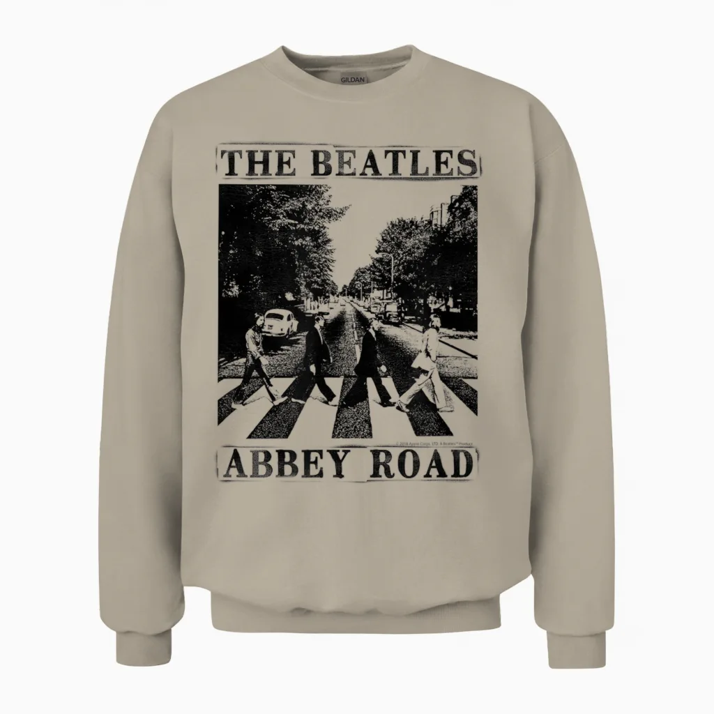 Die Beatles - Abbey Road Unisex Sweatshirt in Sand