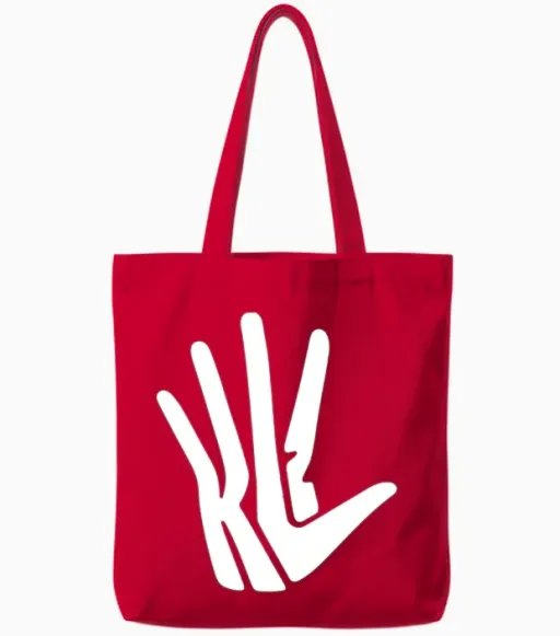 Custom Tote Bags in Red