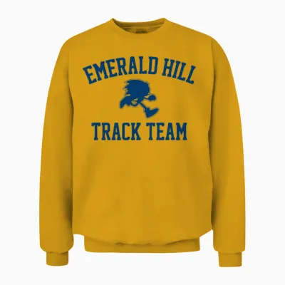 Emerald Hill Track Team Unisex Sweatshirt - Gold