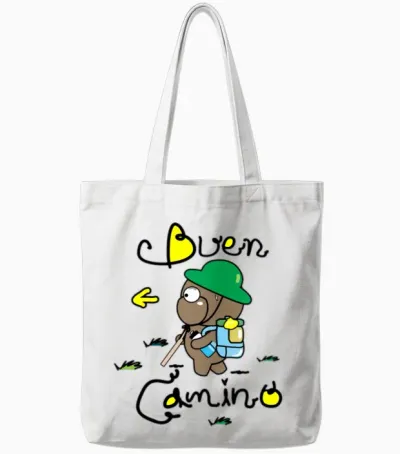 Coco Buen Camino Tote Bags - White