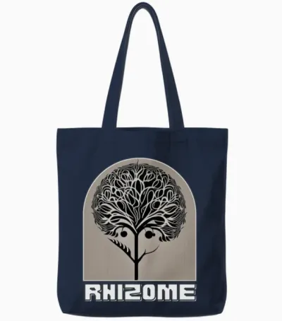 Gardener Glee Tote Bags - Navy