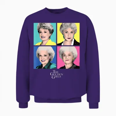 The Golden Girls - Group Pop Art Unisex Sweatshirt - Purple