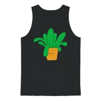 Plant Unisex Tank Top - Black – 1