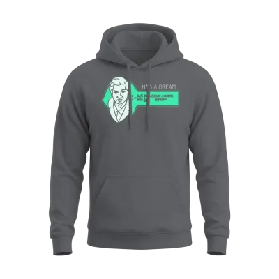 I Had a Dream - Ramanujan Srinivasa Unisex Hoodie - Charcoal