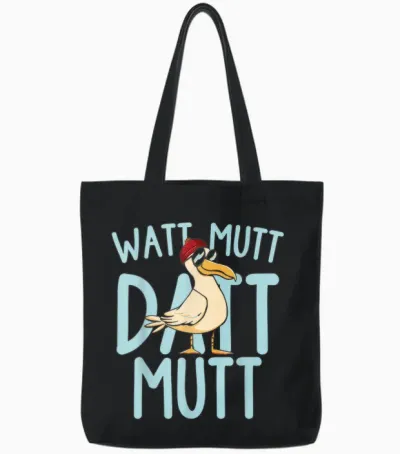 Lustige Möwe Mit Sonnebrille Norddeutsche Sprüche Tote Bags - Black