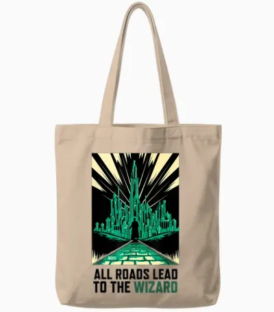 Wicked: for Good All Roads Lead to the Wizard Tote Bags - Natural