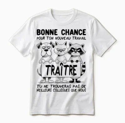 Departure Colleague Work - New Job | Traitor Unisex T-Shirt - White