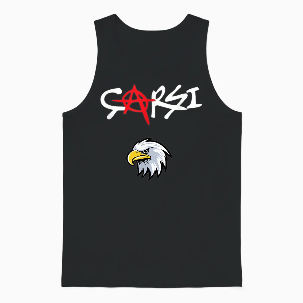 Carsi Herseye Karsi Beşiktas Unisex Tank Top in Black