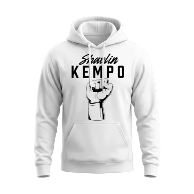 Shaolin Kempo Martial Arts Kenpo Karate Unisex Hoodie - White