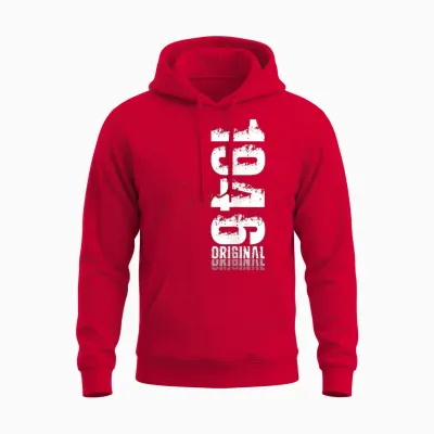 80 Ans Anniversaire Homme Cadeau Juin 1946 Vintage Unisex Hoodie - Red