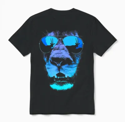 Hungry Lion Unisex T-Shirt - Black