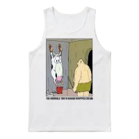 The Horrible Truth Behind Whipped Cream Funny Appa Unisex Tank Top - White – 1