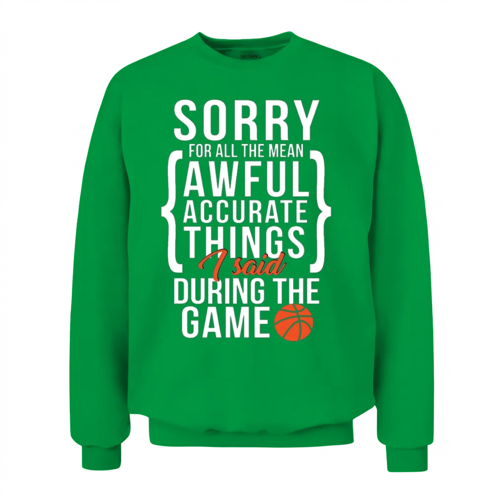 Funny Basketball Player Design Unisex Sweatshirt - Irish Green