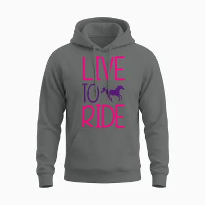 Horse Unisex Hoodie - Graphite Heather