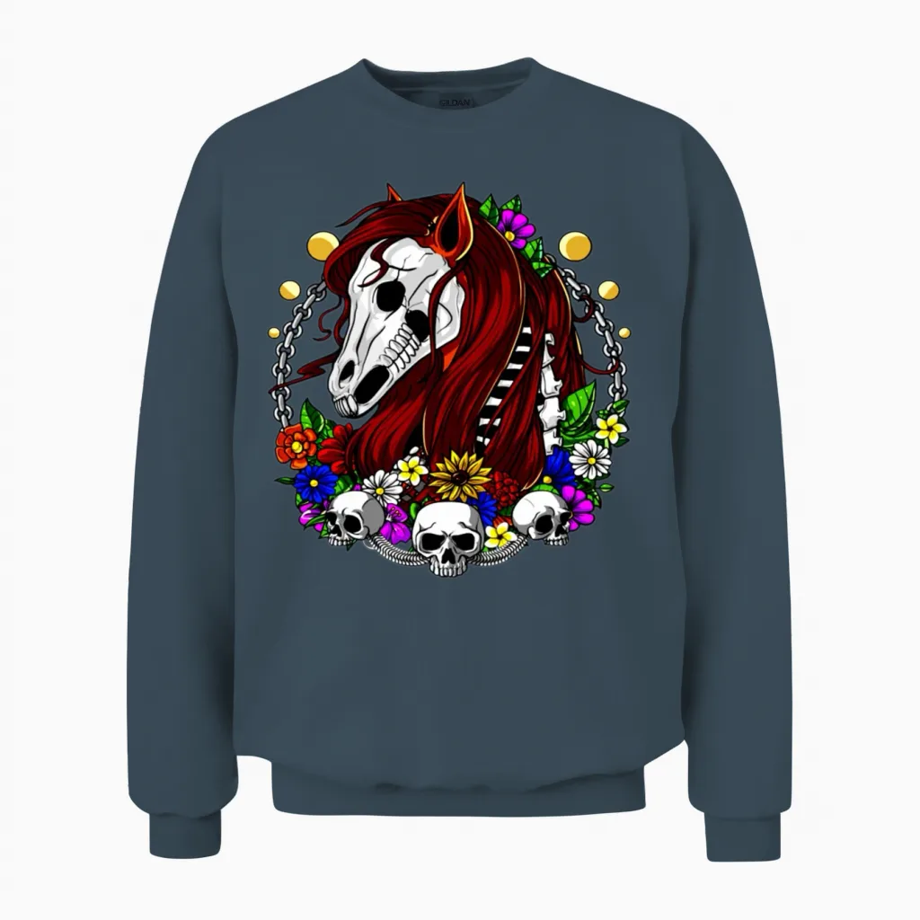 Dead Horse Lovers Unisex Sweatshirt in Dark Heather