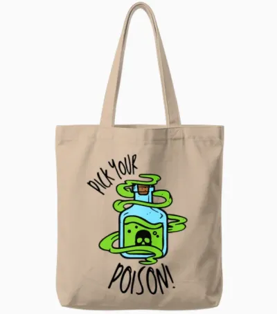 Pick Your Poison! Tote Bags - Natural