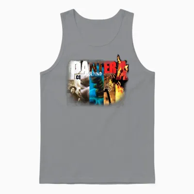 Pantera Official Collage Album Unisex Tank Top - Sport Grey