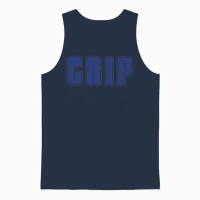 Crip Unisex Tank Top - Navy