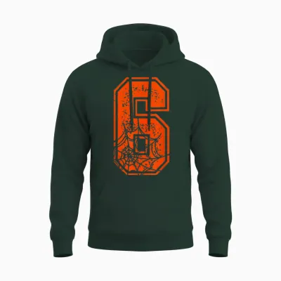 Number 6 67 Meme Halloween Pumpkin Costume Matching Group Unisex Hoodie - Forest
