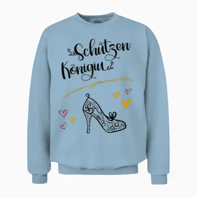Königin Schützenfest Schützenkönigin Verein Schützenkönig Unisex Sweatshirt - Light Blue