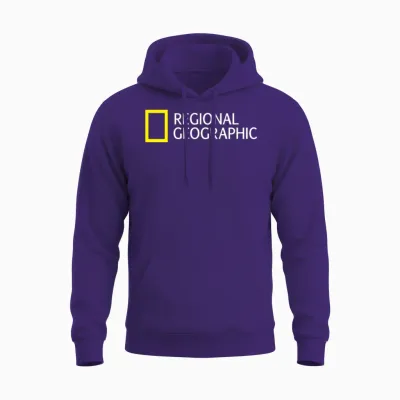Regional Geographic Unisex Hoodie - Purple