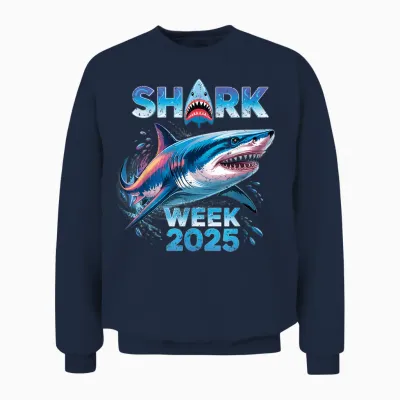 Shark Lover 2025 - Ocean Conservation Week Unisex Sweatshirt - Navy