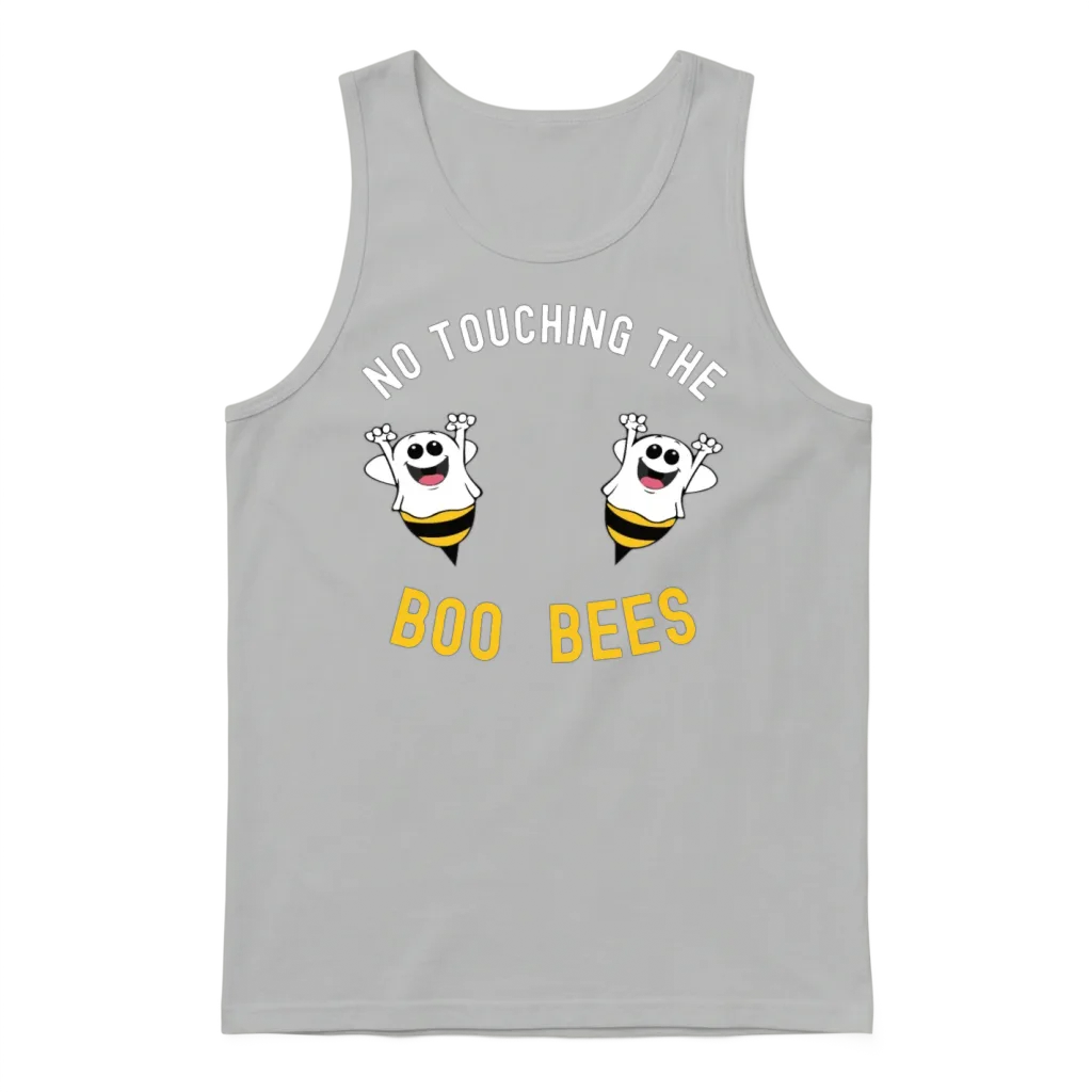 No Touching the Boo Bees Unisex Tank Top - Ash