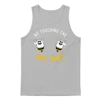 No Touching the Boo Bees Unisex Tank Top - Ash – 1