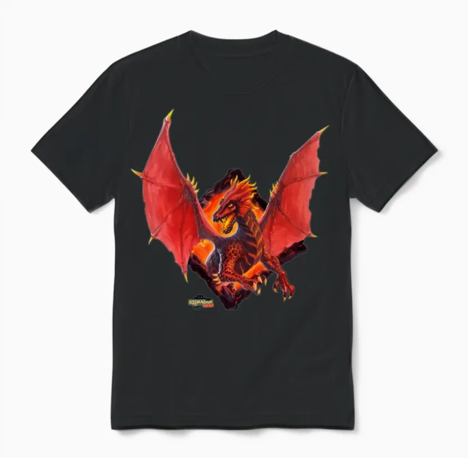 Schleich® Eldrador® Creatures Lava Dragon Unisex T-Shirt in Black