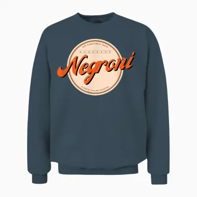 Negroni I Classic Italian Gin Cocktail Drink Leave Me Aloni Unisex Sweatshirt - Dark Heather