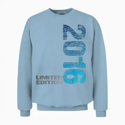Kids 2016 Boy Girl 9th Birthday Limited Edition 9 T-Shirt, Black Unisex Sweatshirt - Light Blue