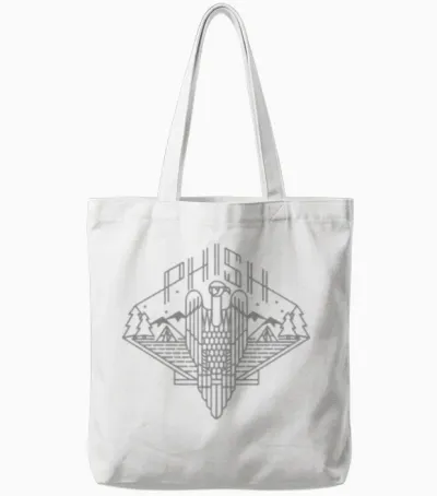 Phish Band Logo Tote Bags - White