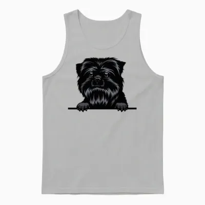 Affenpinscher Dog Unisex Tank Top - Ash