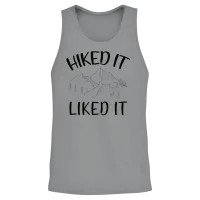 Hiked It Liked It - Mountains Climbing Unisex Tank Top - Sport Grey – 2