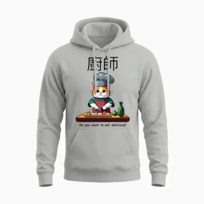 Design for Asian Food Lovers Unisex Hoodie - Ash
