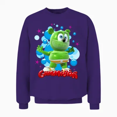 Gummibär Bubbles Unisex Sweatshirt - Purple