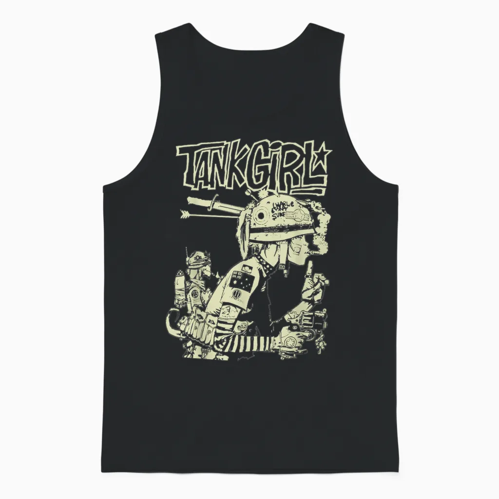 Tank Girl Unisex Tank Top in Black