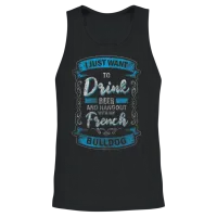Bulldog Bulldog Dog Owner Hunting Dog Unisex Tank Top - Black – 2