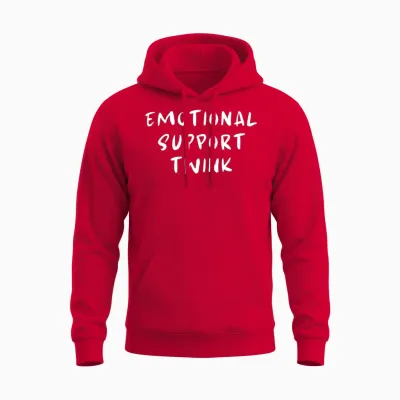 Dank and Funny Meme Unisex Hoodie - Red