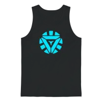 New Special Arc Reactor Glow in the Dark Unisex Tank Top - Black – 1