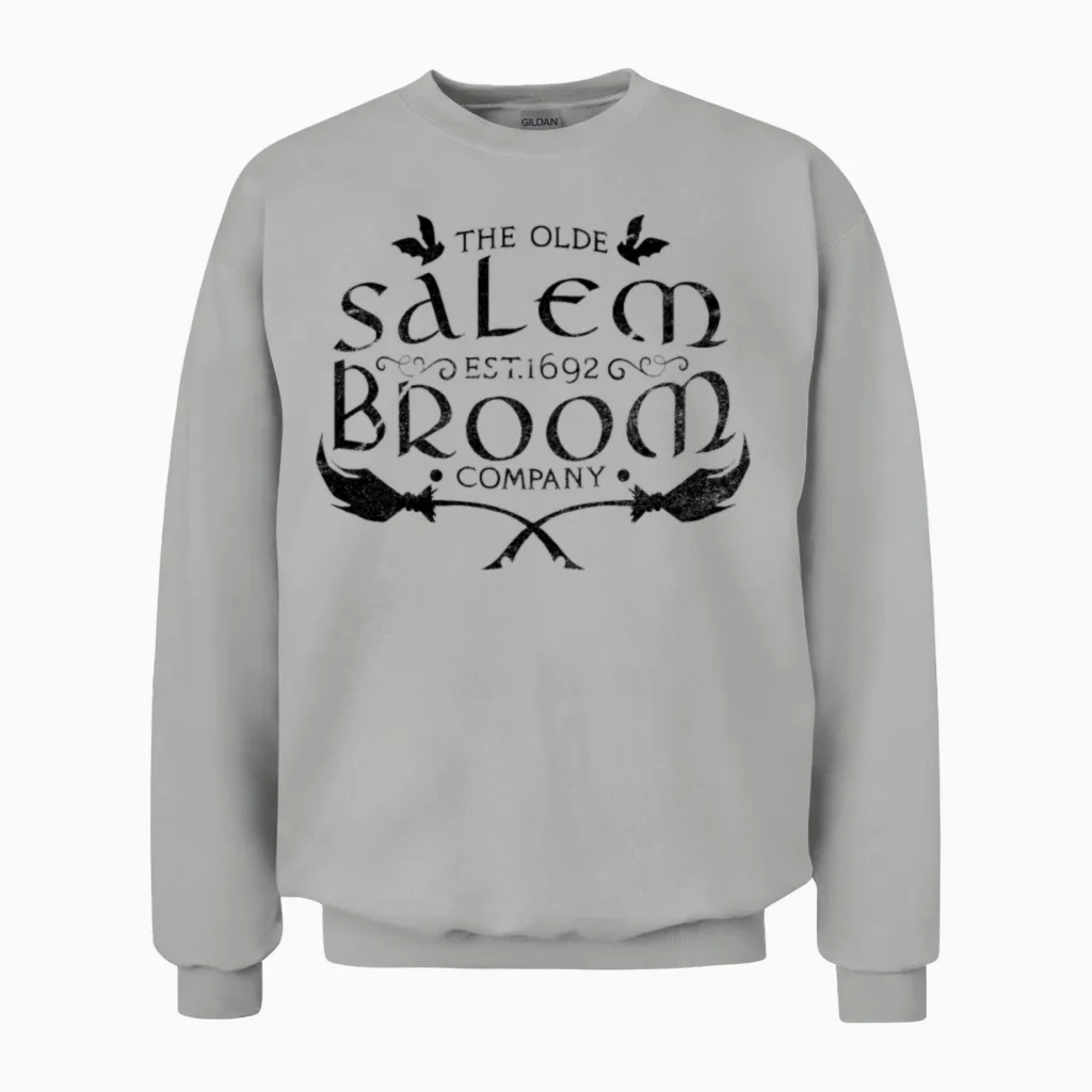 Salem Broom Company Unisex Sweatshirt in Ash