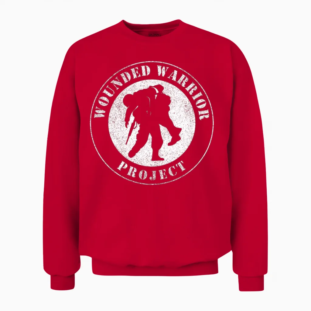 Wounded Warrior Project - Awareness Unisex Sweatshirt in Red