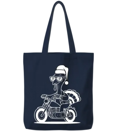 Funny Thanksgiving Tote Bags - Navy