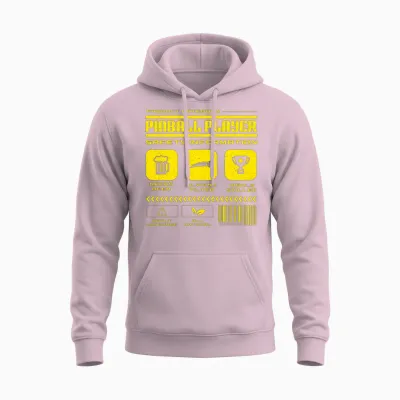 Pinball Retro Unisex Hoodie - Light Pink