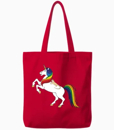 Bearded Dragon Tote Bags - Red