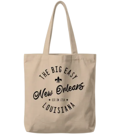 New Orleans Louisiana Usa Jazz Carnival Tote Bags - Natural