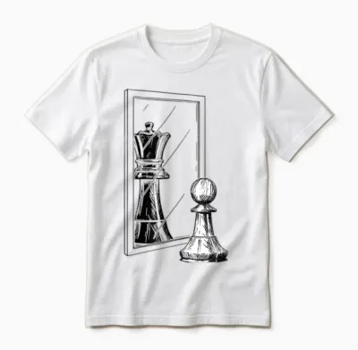 Kinder Schach, Männer Schach, Frauen Schach, Schachbrett Mädchen Unisex T-Shirt - White